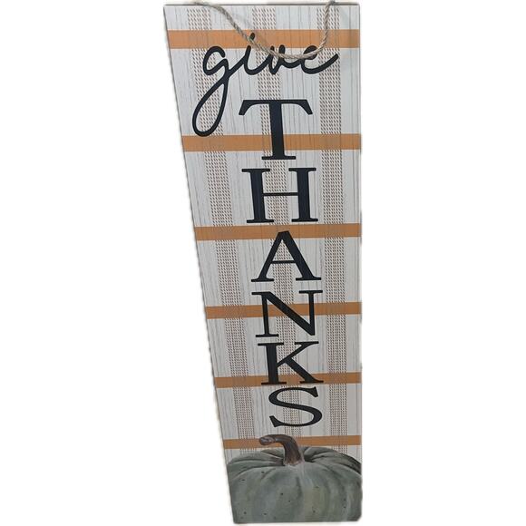 Set of 2 Autumn Porch Signs: Give Thanks & Fall Sweet Fall (This weeks special) - Picture 3 of 4